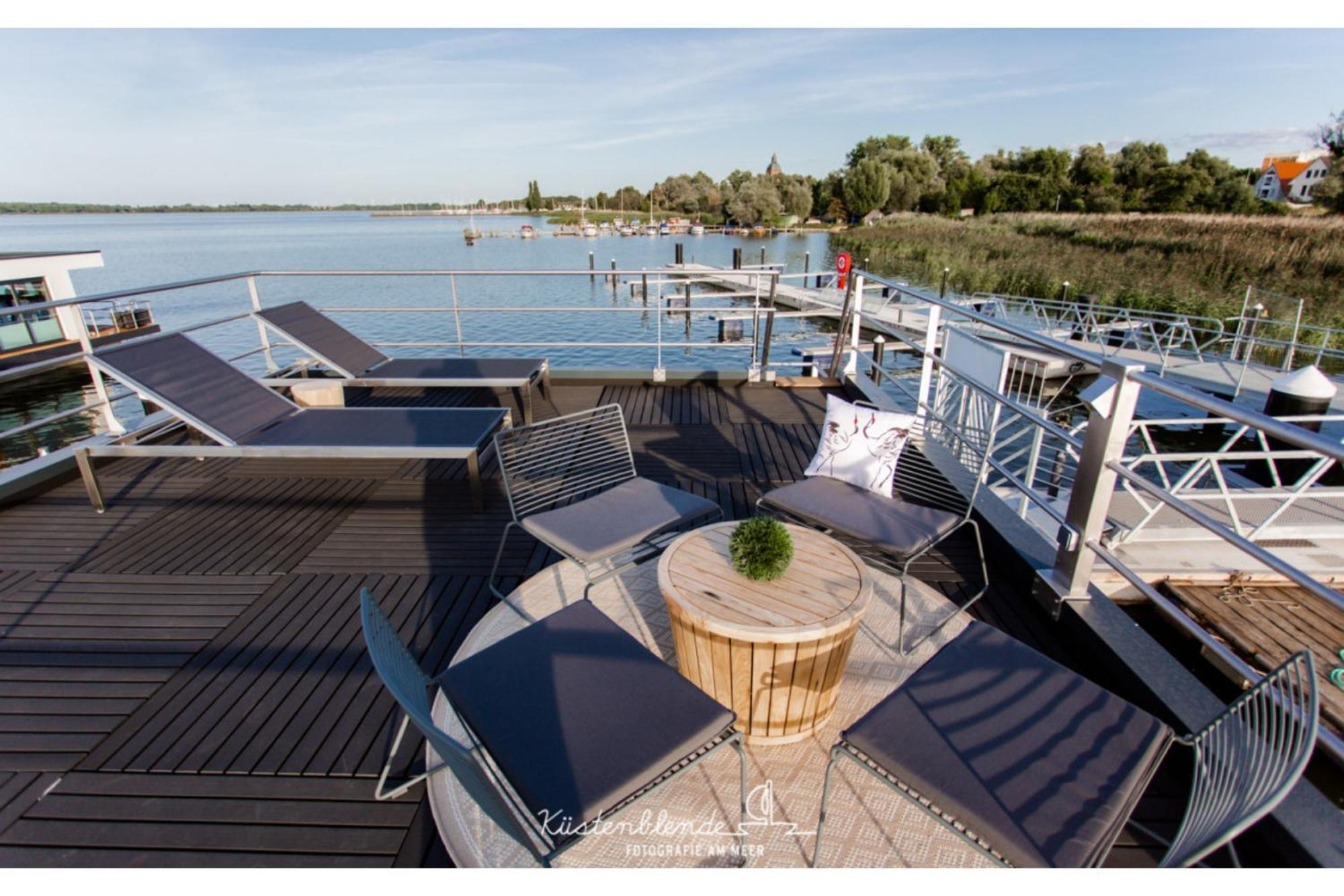 Ostsee Hausboot - Kranichnest Lp1 Ribnitz-Damgarten Exterior foto